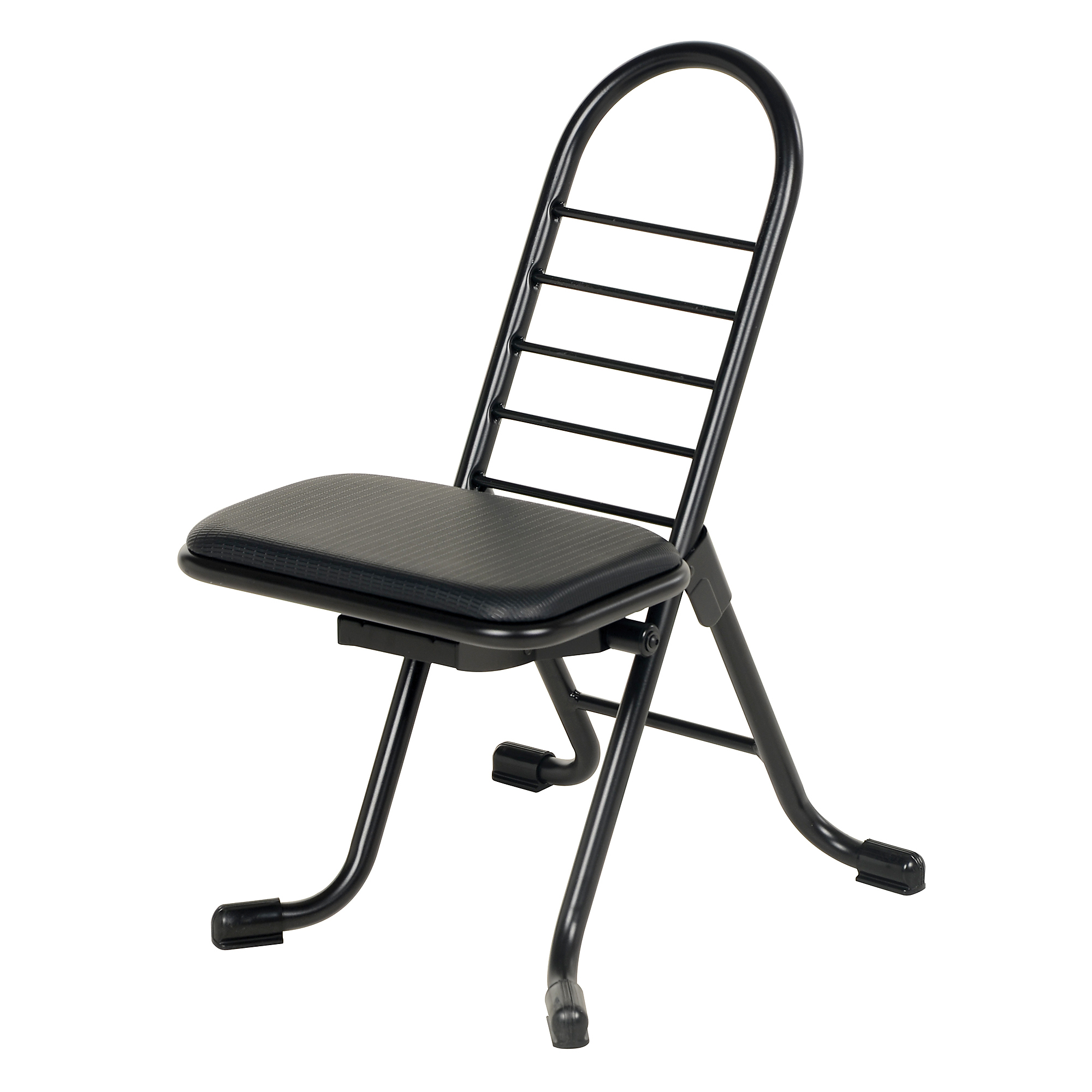 Vestil Steel Height-Adjustable Ergonomic Worker Chair - 13in.-26in. Seat Height, 220-Lb. Capacity, Black, Model# CPRO-200
